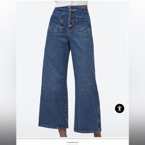 zara wide leg jeans